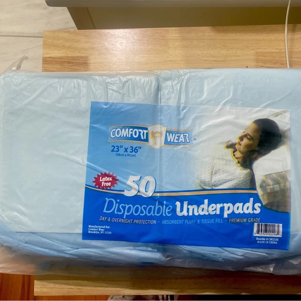 Blue Disposable Underpads